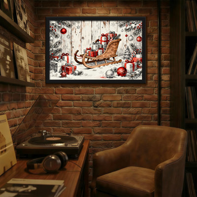 Scène d'hiver de Noël