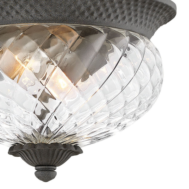 Plantation 2-Light Outdoor Flush Mount