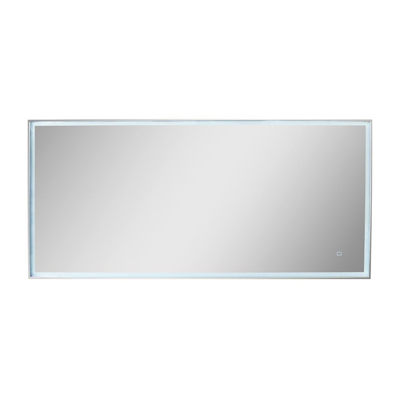Illuminate Flat Wall Mirror with Shelves