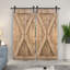 Porte de grange pliante pré-assemblée en bois avec quincaillerie coulissante-106959474-106959484