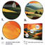 «Minimalist Indiana Farm Countryside I - Barns», art mural-1715542534-1715542533