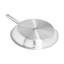 Made In Cookware Ceramic/Stainless Steel Fry Pan 10 in. Silver/White-1889745911