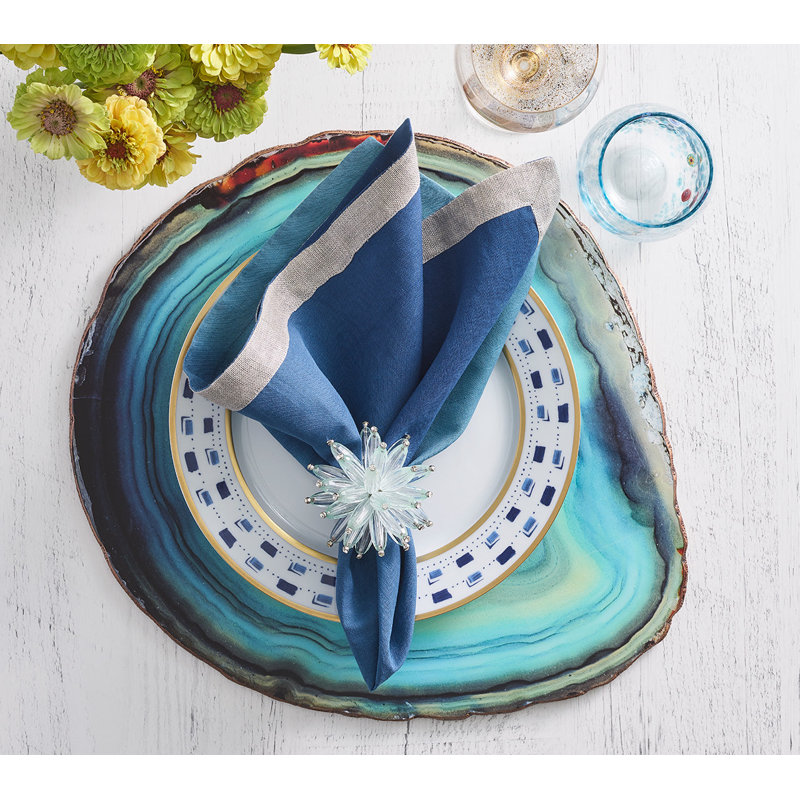 Azure Placemat in Turquoise