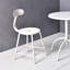 Chaise d'appoint empilable pour patio