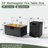 31.5" W X 15.35" H Outdoor Wicker Propane Fire Pit Table With Hidden Fuel Tank-936801020