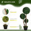 Arbre artificiel en pot artificiel d'intérieur et d'extérieur