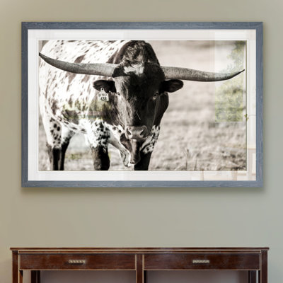 « longhorn portrait » par paul cezanne-cadre photo, reproduction d’art