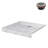 Streamline 36 in. x 36 in. Alcove Acrylic Shower Base in Matte Marble with Center Drain, Drain Included-118934363