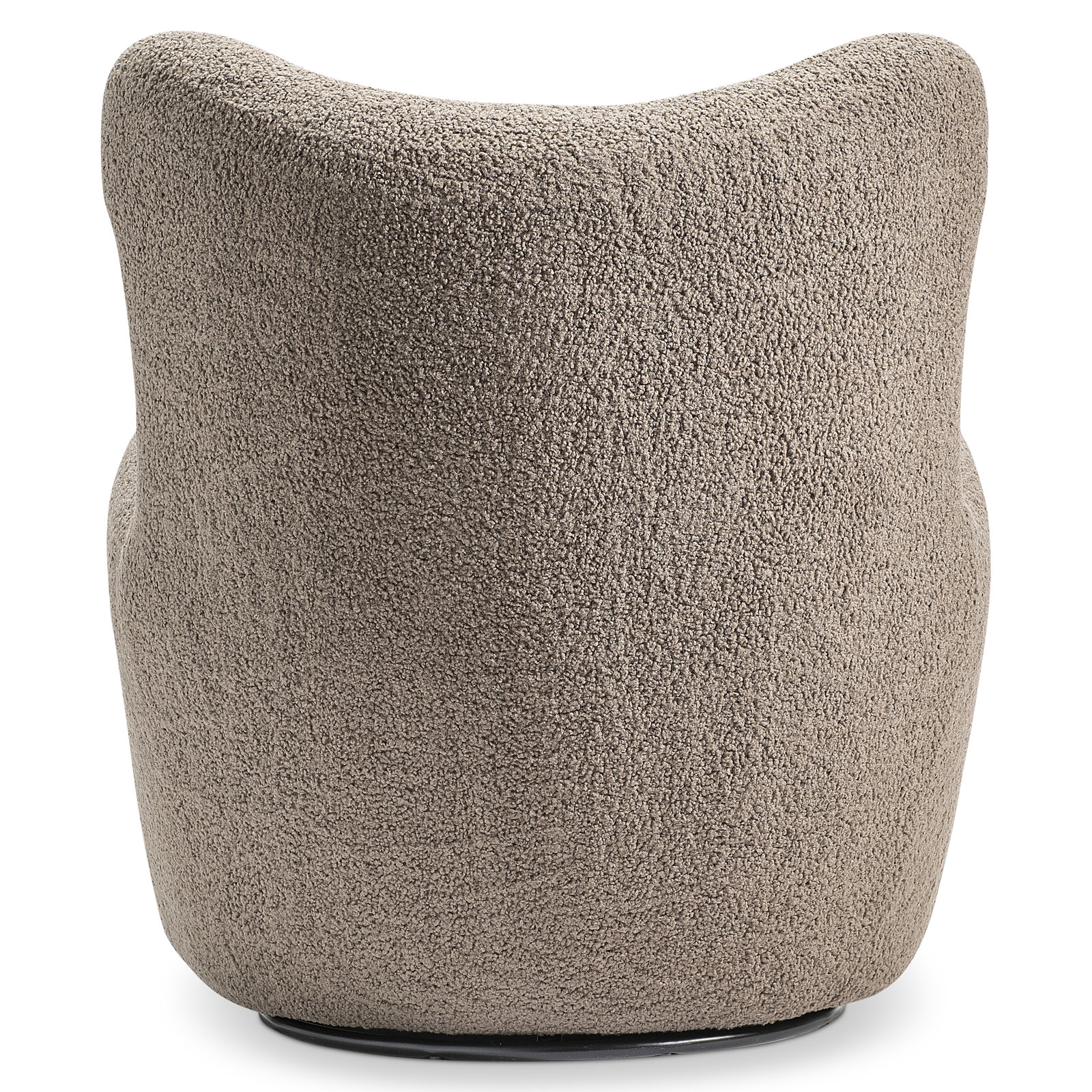 Silvi Upholstered Swivel Accent Chair, Brown