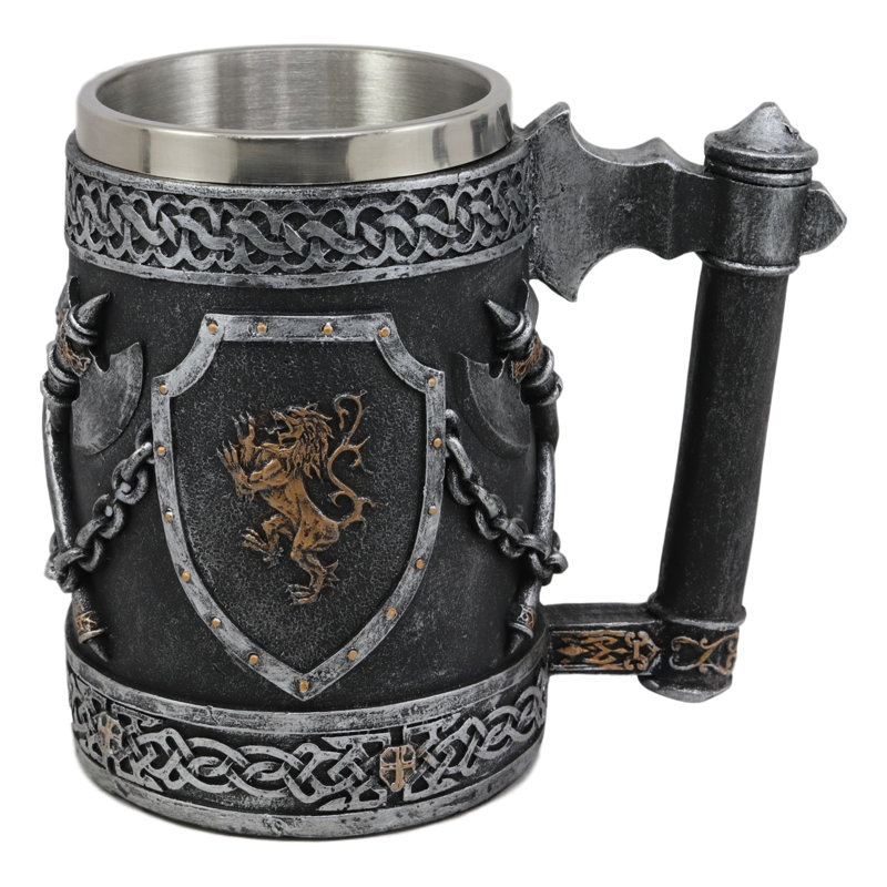 Grande tasse à café en mélamine chope à médiéval manteau of englishs heraldry Babylon