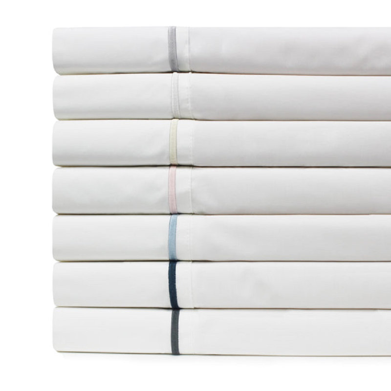 Taie décorative simple Bergeron, Blanc