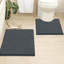 Ensemble de 2 tapis de salle de bain en chenille moelleux et moelleux-561843868