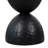 12.2“ Round End Table Coffee Table Black