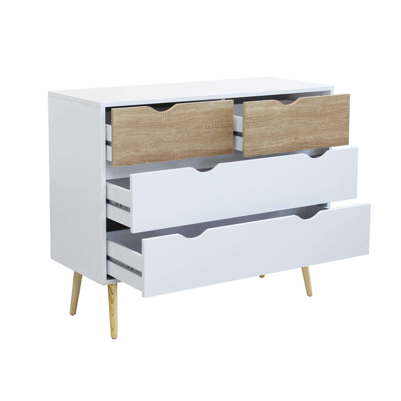 99 cm W Chest of 4 Drawers