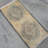 Handmade Turkish Wool Rug with Geometric Pattern Ideal for Rustic Decor in Tone