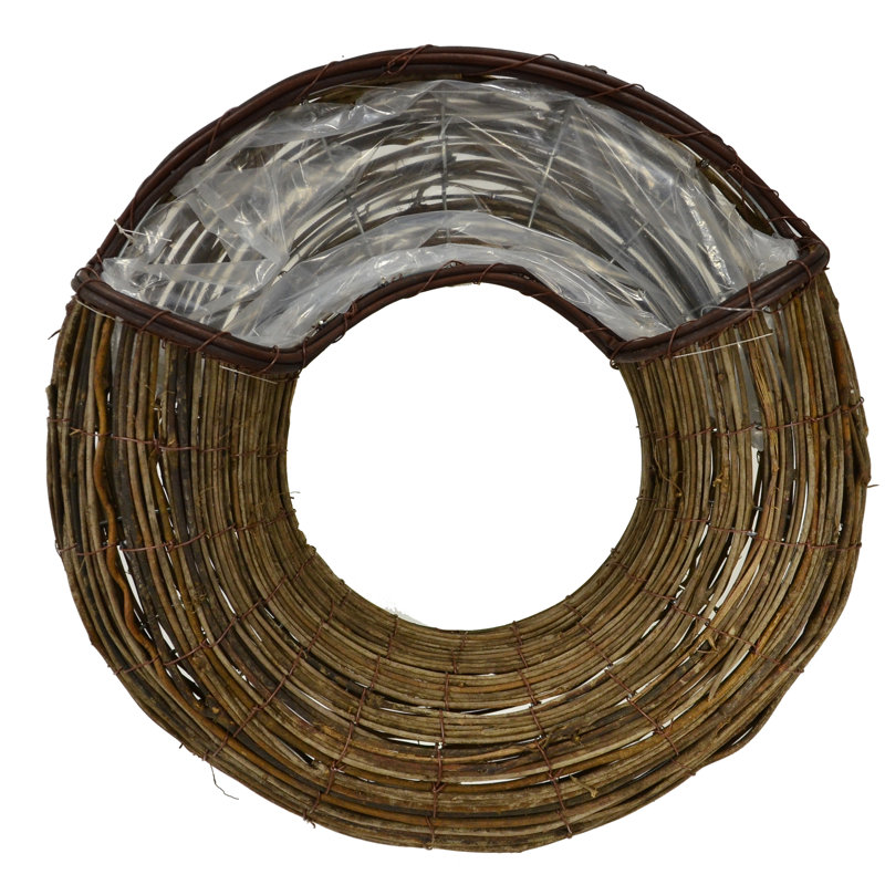 Couronne, H 11 po x l 11 po x P 3,5 po, Naturel