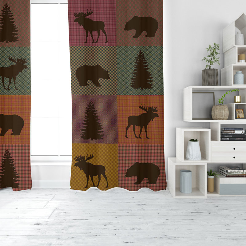 Paire de rideaux obscurcissant en polyester Shianne, L 20 po x L 52 po