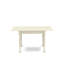 Ensemble de 5 pièces pour 4 pièces comprenant une table de salle à manger rectangulaire avec Dropleaf et 4 chaises, lin blanc-1930656283-1930656284-1930656287