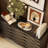 Modern 3-Door Geometric Storage Cabinet