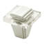 Belleclaire Collection Knob 1-1/4 Inch Square Polished Nickel Finish-1587721925