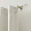 Milano 1” Single Curtain Rod with Crystal Teardrop Finial Design, Soft Gold -32"W x 142"L-1502445655-1502445657