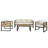 5-Person Outdoor Conversation Set With Weather-Resistant Cushion