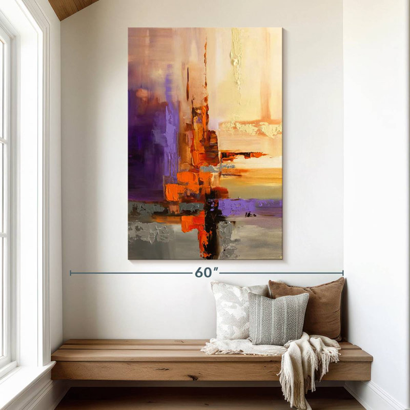 Avery Orange Theory, 51" H x 34" W