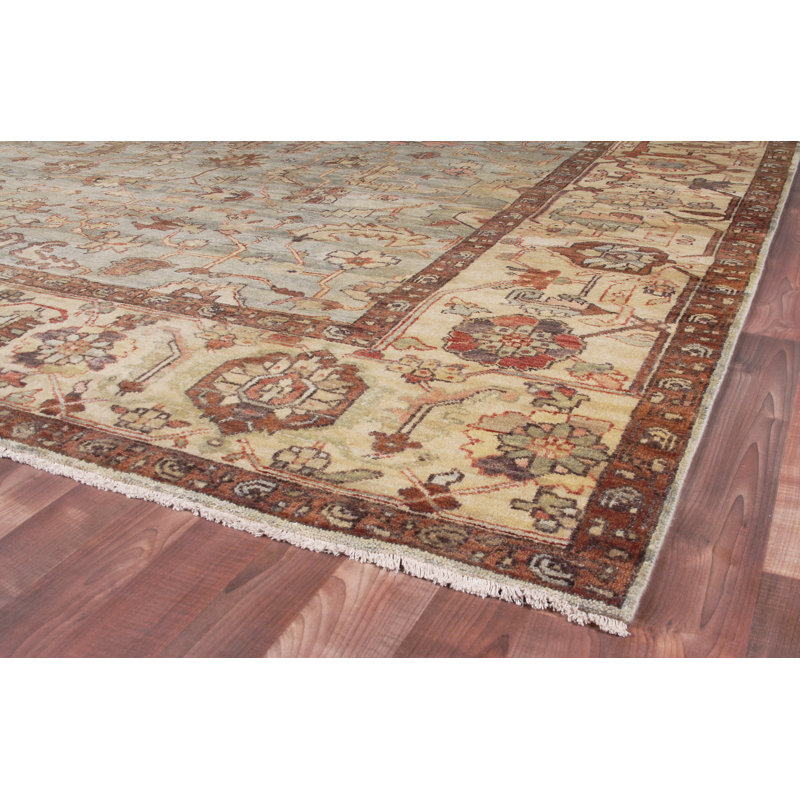 Antique Weave Serapi Wool Oriental Area Rug, Rectangle 9' x 12'