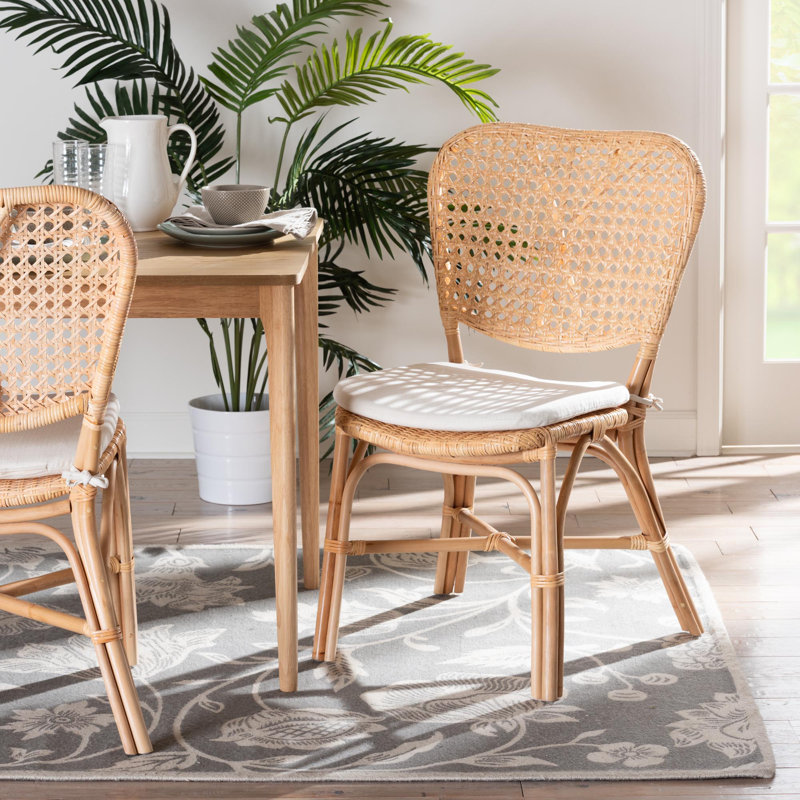 Chaise parsons Chaitan Rattan