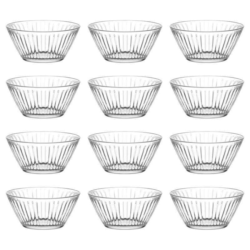 LAV Hestia Glass Snack Bowls - 10.5cm - Pack of 12