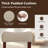 Upholstered Counter Stool with Solid Wood Frame-18427023