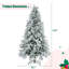 Arbre de Noël enneigé pré-éclairé-1371334362