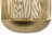 Medium Layered Iron Pillar Candle Holder - - Brass Finish-101097383