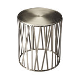 Kruse Iron 15.5"W Drum Side Table
