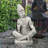 Sitting Thai Teppanom Beautiful Being Garden Statue
