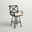 Tabouret de comptoir pivotant avec coussin Mulcahey-881275183-895548435
