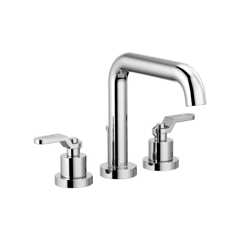 Litze® Roman Tub Faucet, Industrial Lever, Polished Nickel