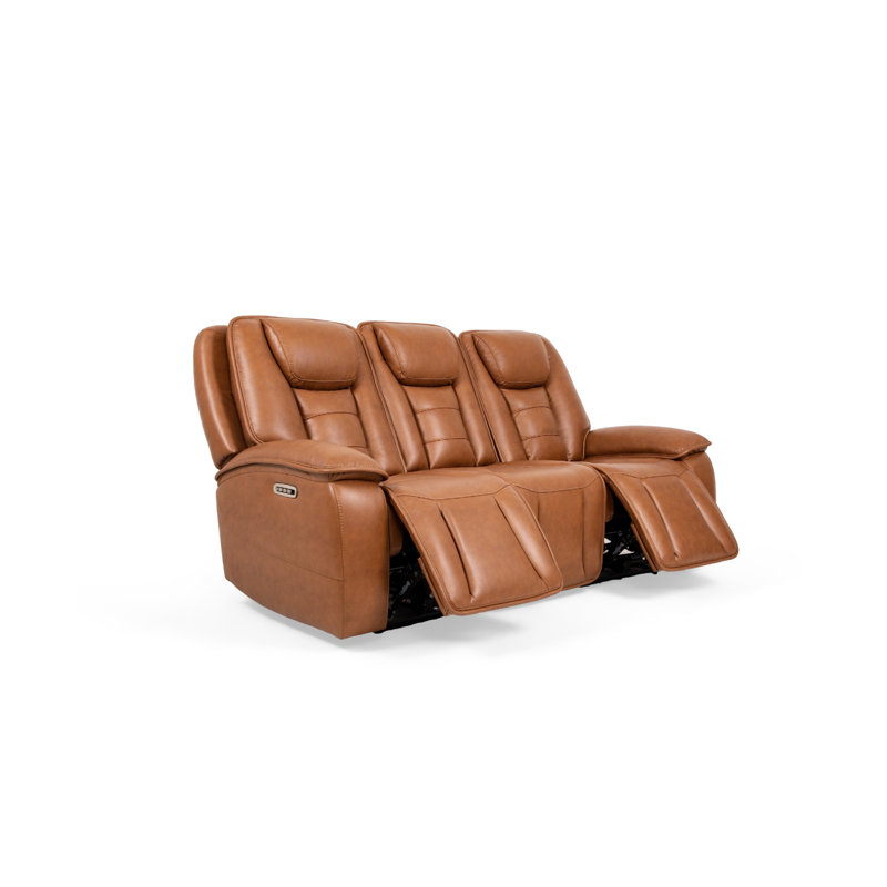 Canapé - cognac - 41165 Hennessy, Brun