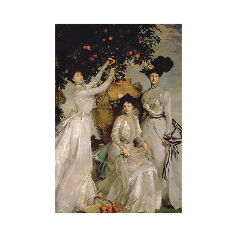 The Acheson Sisters by John Singer Sargent - Wrapped Canvas Gallery-Wrapped Canvas Giclée