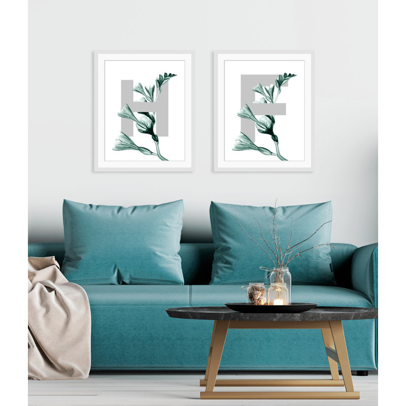 Letter F - Single Picture Frame Print