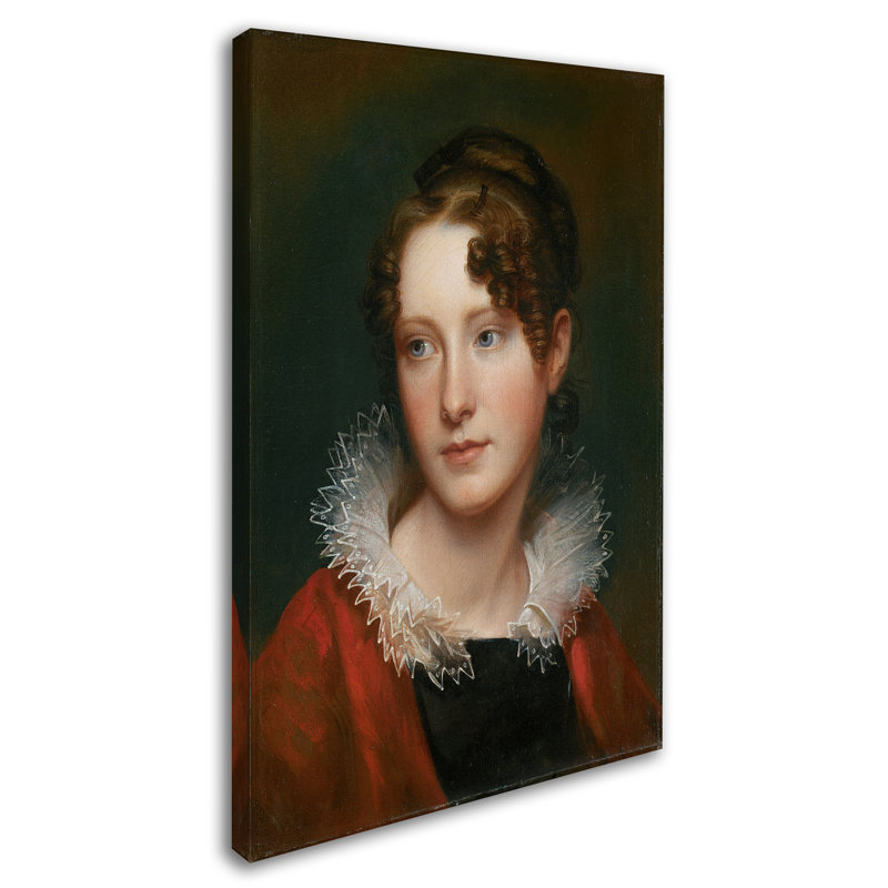 « portrait of rosalba rustique », reproduction sur toile tendue, H 47 po x l 30 po