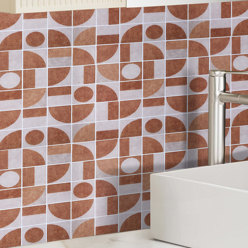 30cm W x 30cm L PET + PU Peel and Stick Field Tile
