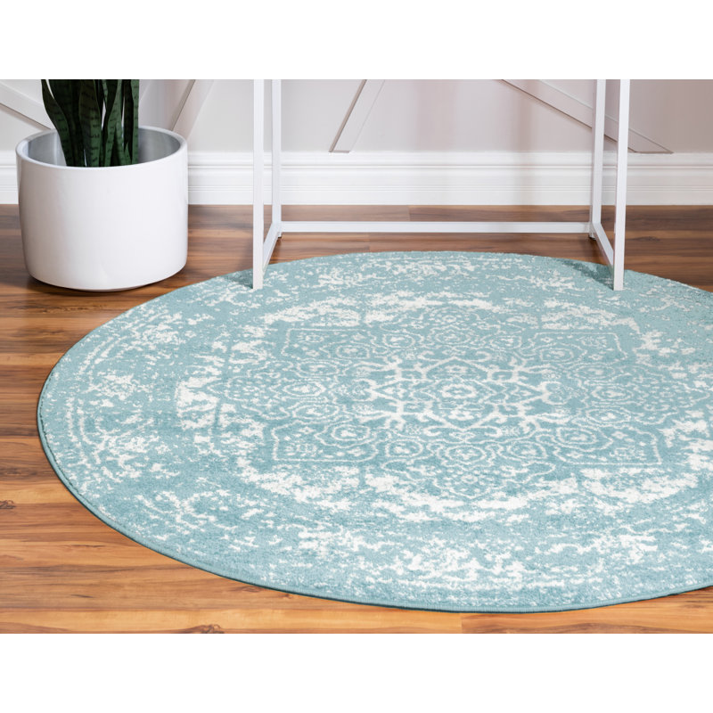Valjean Oriental Indoor Rug, Round 5'3"