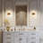 Aeronwen 2-Light 14.2"H Flush Mounted Sconce
