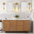 4-Light Dimmable Glass Wall Sconce-1822743418