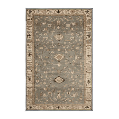 Machine Washable Turkish Gray Area Rug