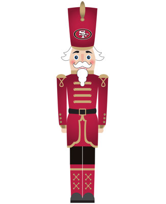 San Francisco 49Ers 46" Nutcracker Leaner