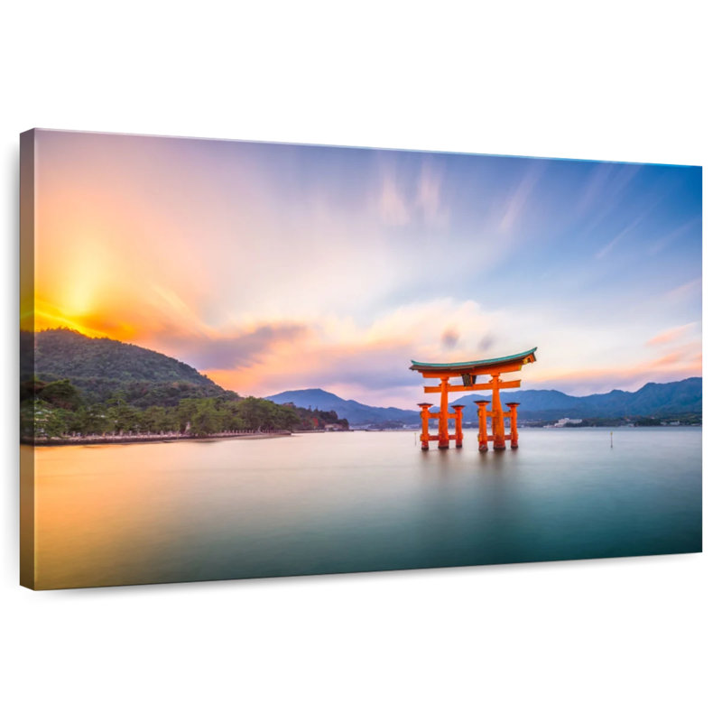 Lilie Torii Gate Hiroshima, 8" H x 12" W