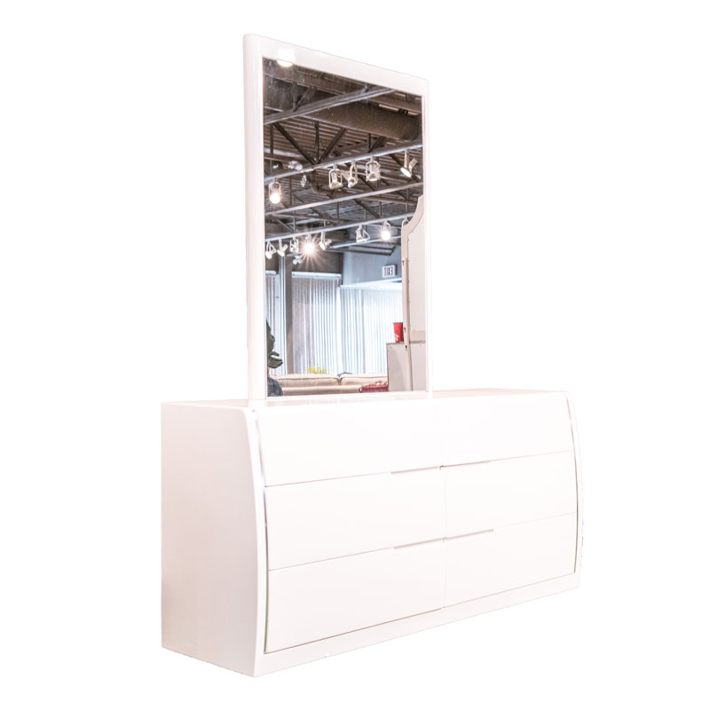 Miroir rectangulaire pour commode Sidney