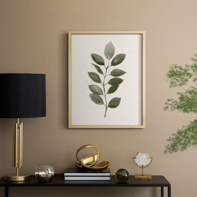 «Summer Cutting II», reproduction encadrée - bois massif, Naturel, H 11 po x l 9 po